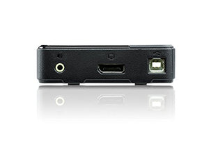 Aten CS782DP2Port USB DisplayPort/Audio KVM Switch (4K Supported and Cables Included)