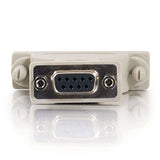 C2G 02448 DB9 Female to DB25 Female Serial RS232 Adapter, Beige