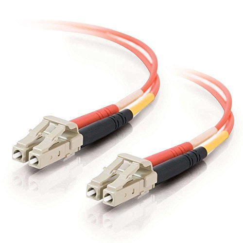 C2G / Cables to Go 33172 LC-LC 62.5/125 OM1 Duplex Multimode PVC Fiber Optic Cable, Orange