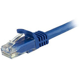 StarTech.com 6in Blue Cat6 Patch Cable with Snagless RJ45 Connectors - Short Ethernet Cable - 6 inch Cat 6 UTP Cable (N6PATCH6INBL)