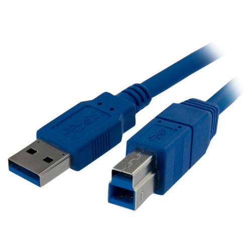 StarTech.com 10 ft SuperSpeed USB 3.0 Cable A to B - M/M - USB cable - USB Type A (M) to USB Type B (M) - USB 3.0 - 10 ft - blue - for P/N: ECUSB3S22, EXUSB3S2, USB3S2SATA, PEXUSB3S11, SATDOCKU3SP, SATDOCKU3SE, SAT3510BU3