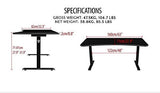 Arozzi Arena-NA-RED Arena Gaming Desk, Red