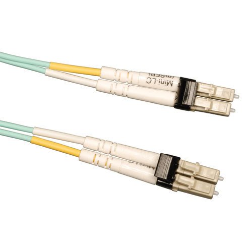 Tripp Lite N838-05M 16 Feet 5M 10G Duplex MMF 50/125 OM3 Fiber Cable Mini-LC Mini-LC (Aqua)