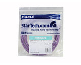 StarTech.com N6PATCH10PL Gigabit Snagless RJ45 UTP Cat6 Patch Cable, 10-Feet (Purple)