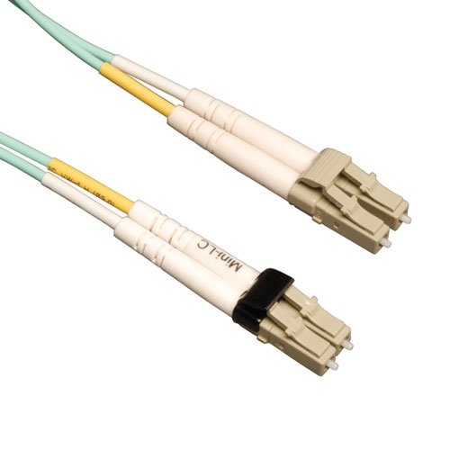 Tripp Lite 2M N836-02M 6 Feet 10G Duplex MMF 50/125 OM3 Fiber Cable Mini-LC/LC (Aqua)