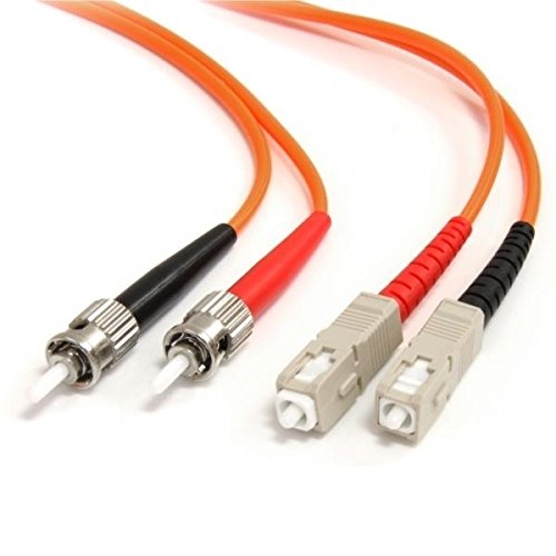 StarTech.com 3m Fiber Optic Cable - Multimode Duplex 62.5/125 - LSZH - ST/SC - OM1 - ST to SC Fiber Patch Cable