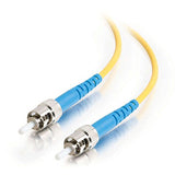 1m St/St Simplex 9/125 Singlemode Fiber Patch Cable - St Single Mode - Male - St