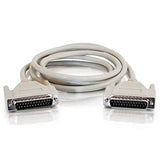 C2G 03040 DB25 M/M Serial RS232 Null Modem Cable, Beige (10 Feet, 3.04 Meters)