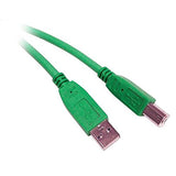 USB Cable - 4 Pin USB Type a - Male - 4 Pin USB Type B - Male - 2 M - Green