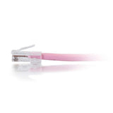 C2G 04254 Cat6 Cable - Non-Booted Unshielded Ethernet Network Patch Cable, Pink (2 Feet, 0.60 Meters)