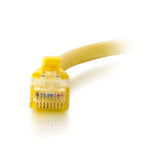 C2G 00936 Cat5e Cable - Snagless Unshielded Ethernet Network Patch Cable, Yellow (6 Inches)