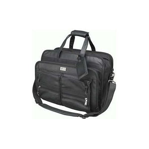 Tripp Lite NB1005BK Top-Load Black Leather/Nylon Corporate Notebook/Laptop Case