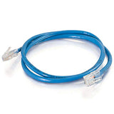 C2G 24491 Cat5e Crossover Cable - Non-Booted Unshielded Network Crossover Patch Cable, Blue (3 Feet, 0.91 Meters)