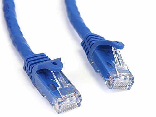 StarTech.com Cat6 Ethernet Cable - 100 ft - Blue - Patch Cable - Snagless Cat5 Cable - Long Network Cable - Ethernet Cord - Cat 6 Cable - 100ft