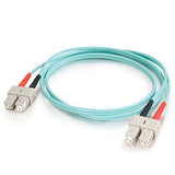 Cables To Go 3M 10GB Sc/sc Duplex Mm Aqua Fiber - 50