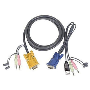 IOGear ATEN 2L5301U - keyboard/mouse/video cable - 3 ft (2L5301U)