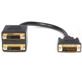 StarTech.com 1-Feet DVI-D to 2X DVI-D Digital Video Splitter Cable - M/F