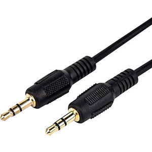 Rocstor Premium Slim 3.5mm Stereo Audio Cable 6 ft - M/M - Mini-Phone Male Stereo Audio - Mini-Phone Male Stereo Audio Male to Male- 2m (Y10C189-B1)