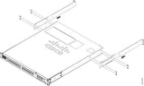 Cisco C49xxE Front & Rear Mount Brackets (C4948E-BKT-KIT=)