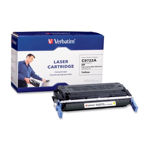 Verbatim HP C9722A Remanufactured Laser Toner Cartridge, Yellow 94957