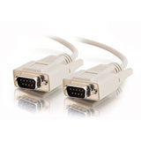 C2G 09451 DB9 M/M Serial RS232 Cable, Beige (25 Feet, 7.62 Meters)