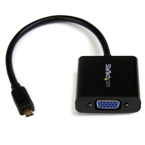 StarTech.com Micro HDMI to VGA Adapter Converter for Smartphones / Ultrabook / Tablet - 1920x1080 - Micro HDMI to VGA M/F (MCHD2VGAE)