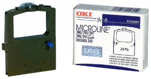 Oki Black Ribbon Cartridge -Black -Dot Matrix -2 Million Characters -1 Each -Retail