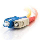 C2G 26998 SC-SC 62.5/125 Mode-Conditioning Fiber Optic Patch Cable, TAA Compliant, Orange (16.4 Feet, 1 Meter) (Made in The USA)