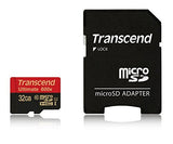 Transcend 32 GB MicroSDHC Class 10 UHS-I Memory Card with Adapter 90 MB/S, TS32GUSDHC10U1