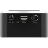 Aluratek ABS02F Portable Bluetooth Wireless Speaker/Speakerphone with Built-in Battery-Bluetooth Speakerphone (Black)