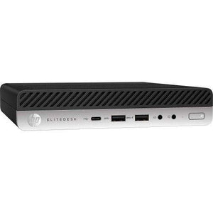 HP 4HZ82UT#ABA EliteDesk 800 G4 Mini Intel Core i5 8500T 2.1 GHz Mini PC's, 8 GB RAM, Windows 10 Pro