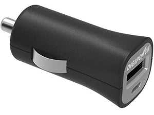 DIGIPOWER Instasense 2.4 Amp Single Usb Car Charger Retail Packaging