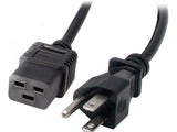 StarTech.com 6 ft Heavy Duty 14 AWG Computer Power Cord - NEMA 5-15P to C19 - 14 AWG Power Cable - NEMA 5-15P to IEC 320 C19 Power Cord