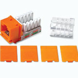 Cat6 Rj45 Utp Keystone Jack - Orange