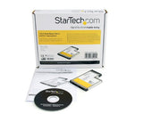 StarTech.com 2 Port Flush Mount ExpressCard 54mm eSATA II Controller Adapter Card (ECESATA254F)