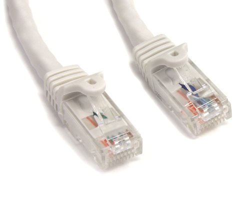 StarTech.com N6PATCH25WH White Gigabit Snagless RJ45 UTP Cat6 Patch Cable, 25-Feet