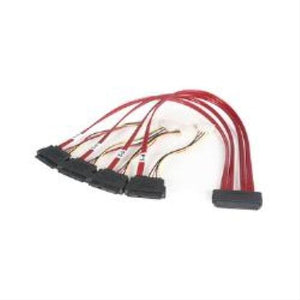 StarTech.com 50cm Serial Attached SCSI SAS Cable - SFF-8484 to 4x SFF-8482 with LP4 Power