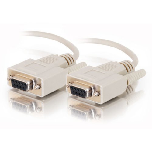 C2G 09448 DB9 F/F Serial RS232 Cable, Beige (15 Feet, 4.57 Meters)