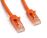 StarTech.com N6PATCH10OR Gigabit Snagless RJ45 UTP Cat6 Patch Cable, 10-Feet (Orange)