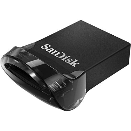 SanDisk Ultra Fit USB 3.1 Flash Drive, 128GB, Black