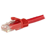 StarTech.com Cat6 Patch Cable - 1 ft - Red Ethernet Cable - Snagless RJ45 Cable - Ethernet Cord - Cat 6 Cable - 1ft (N6PATCH1RD)