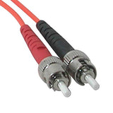 C2G 33137 OM1 Fiber Optic Cable - MTRJ-ST 62.5/125 Duplex Multimode PVC Fiber Cable, Orange (6.6 Feet, 2 Meters)