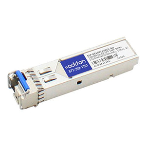 Addon-Networking SFP Mini-GBIC Transceiver Module, LC Single Mode (SFP-GE10KT13R15-AO)