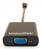 VisionTek Mini HDMI to VGA Active Adapter (M/F)-900743, Black