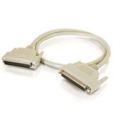 C2G 02689 DB37 M/F Serial RS232 Extension Cable, Beige (6 Feet, 1.82 Meters)