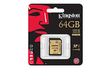 Kingston Digital 64GB SDXC Class 10 UHS-I Ultimate Flash Card (SDA10/64GB)