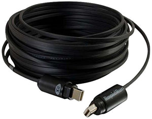 C2G 60119 Rapidrun Optical Runner Cable, Plenum, OFNP-Rated, Black (50 Feet, 15.24 Meters)