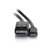 C2G 26903 USB-C to DisplayPort Adapter Cable 4K 30Hz, Black (9 Feet, 2.74 Meters)