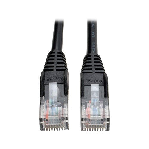 Tripp Lite N001-010-BK 10 Feet Cat5e 350MHz Snagless Molded Patch Cable RJ45M/M (Black)