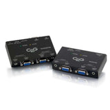 C2G 29221 Short Range VGA+3.5mm Audio over Cat5 Extender Kit, TAA Compliant